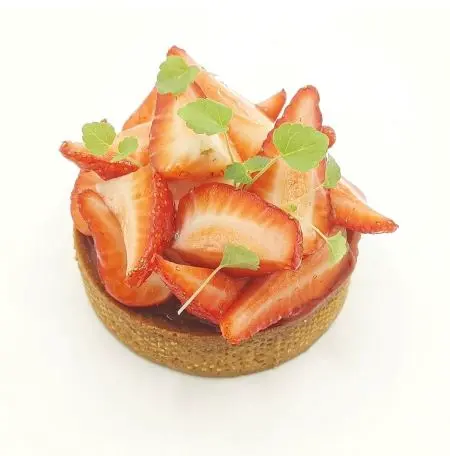 Tartelette aux fraises bio sarthoises